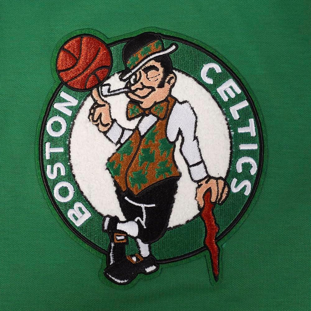 imagePro Standard NBA Mens Mens NBA Boston Celtics Classic Player Cotton Double Knit Button DownKelly Green
