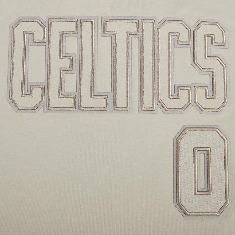 imagePro Standard NBA Womens Womens NBA Boston Celtics Neutrals Player Cotton Short Sleeve Boxy TeeTaupe