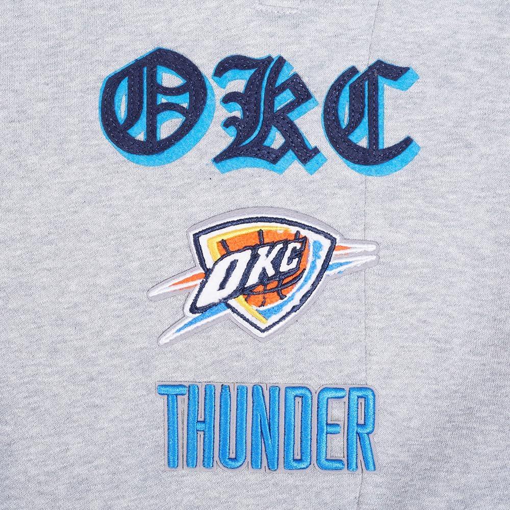 imagePro Standard NBA Womens Womens NBA Old English Brushed Back French Terry SweatpantHeather Grey