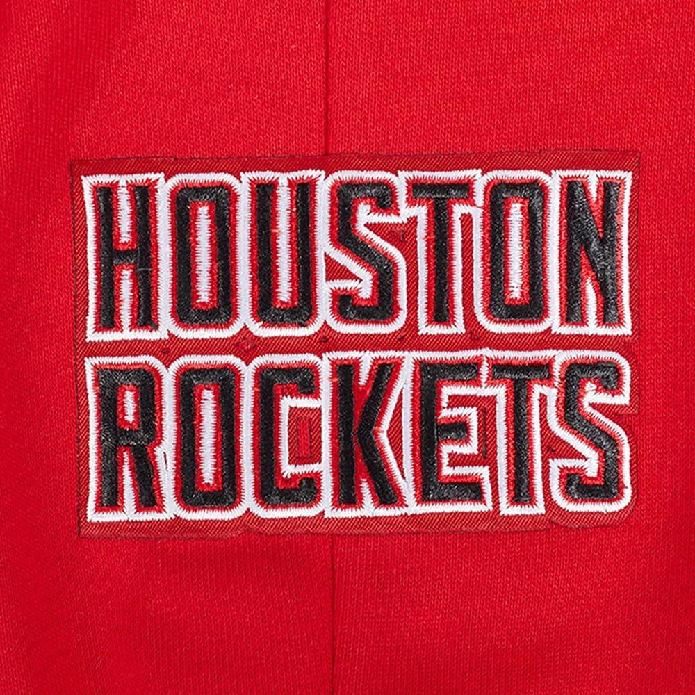 imagePro Standard NBA Womens Womens NBA Old English Brushed Back French Terry SweatpantRed