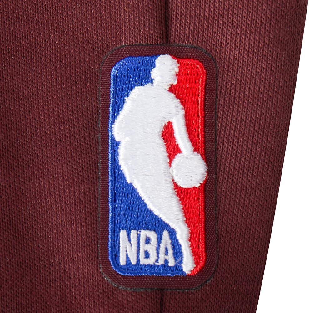 imagePro Standard NBA Womens Womens NBA Old English Brushed Back French Terry SweatpantWine