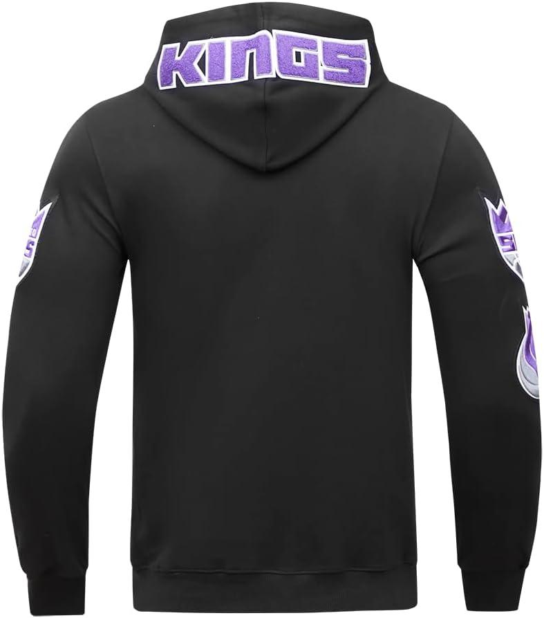 imagePro Standard NBA mens Mens Nba Classic Chenille Cotton Double Knit Full Zip HoodieBlack