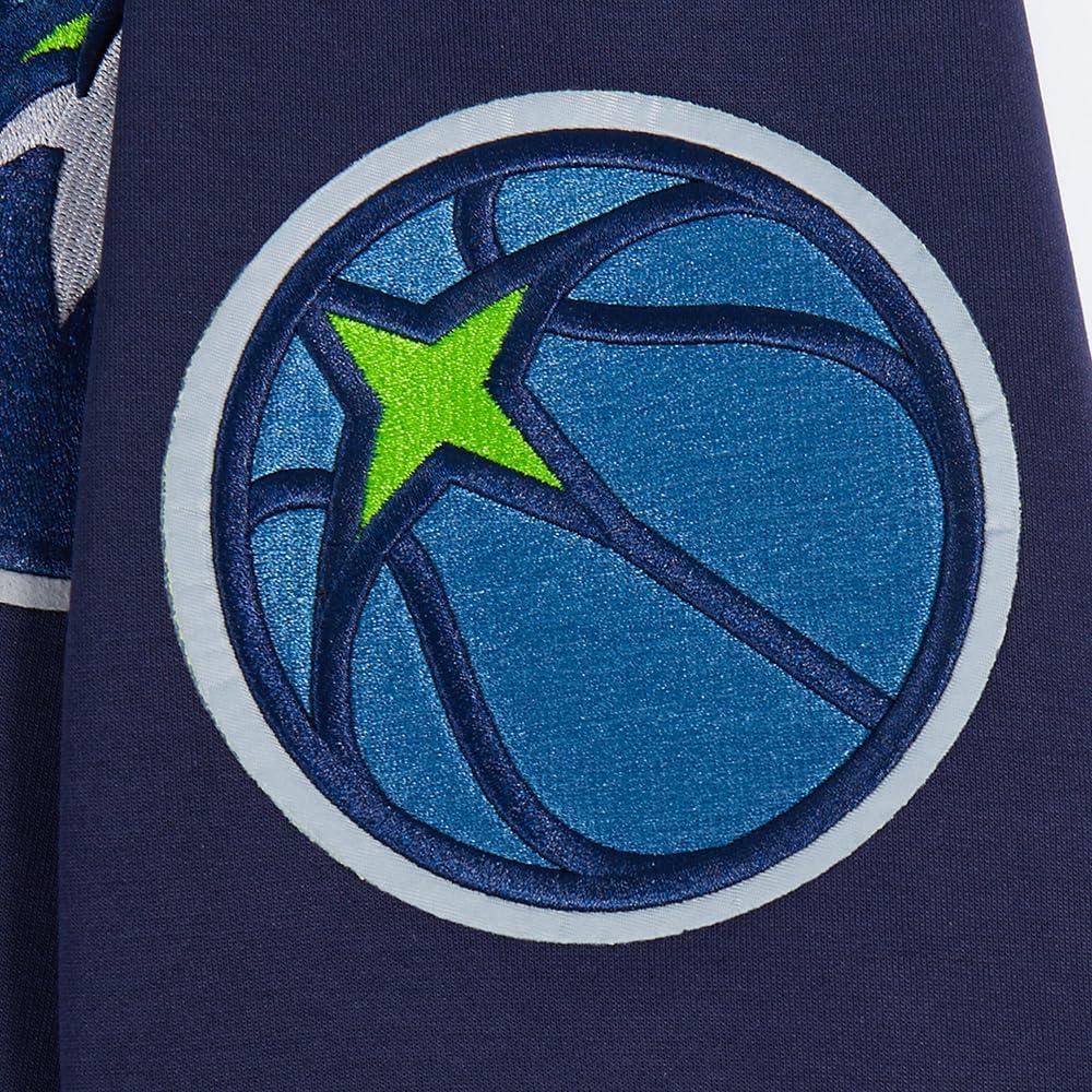 imagePro Standard NBA mens Mens Nba Classic Chenille Cotton Double Knit Full Zip HoodieMidnight Navy