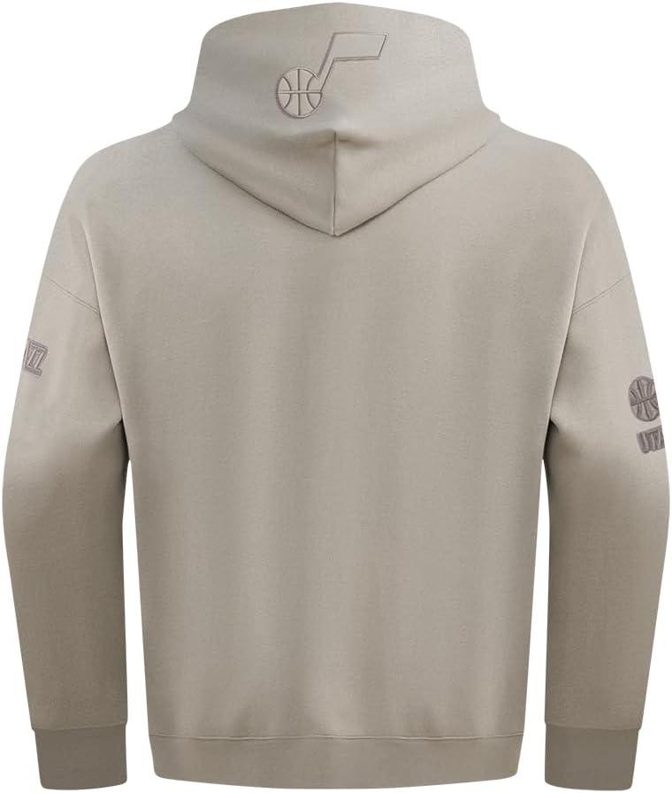 imagePro Standard NBA mens Mens Nba Classic Chenille Cotton Double Knit Full Zip HoodieWhite