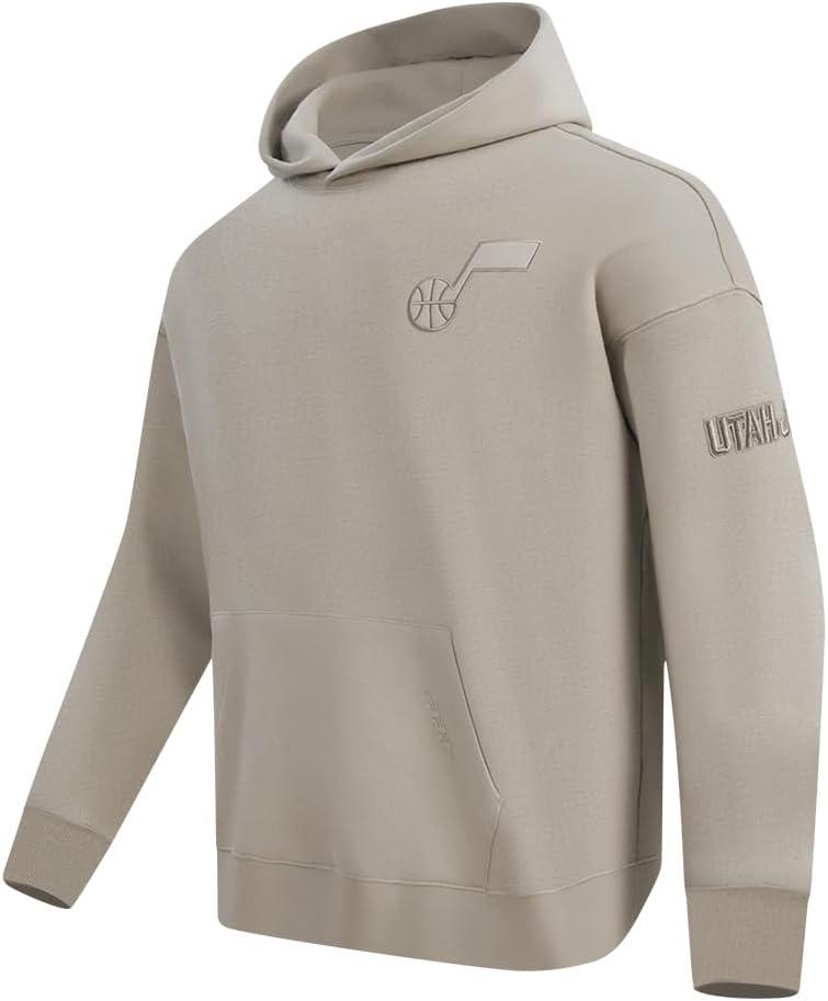 imagePro Standard NBA mens Mens Nba Classic Chenille Cotton Double Knit Full Zip HoodieWhite