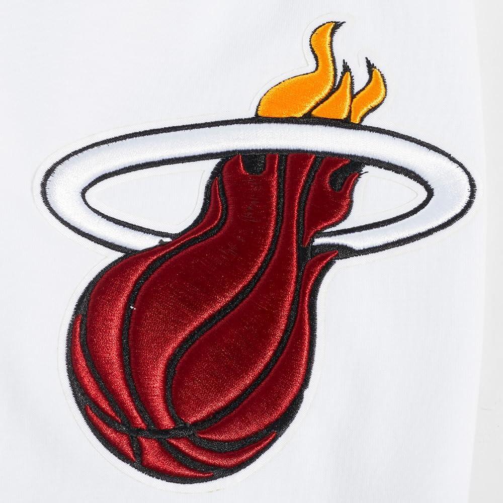 imagePro Standard NBA mens Mens Nba Classic Chenille Cotton Double Knit Full Zip HoodieWhite