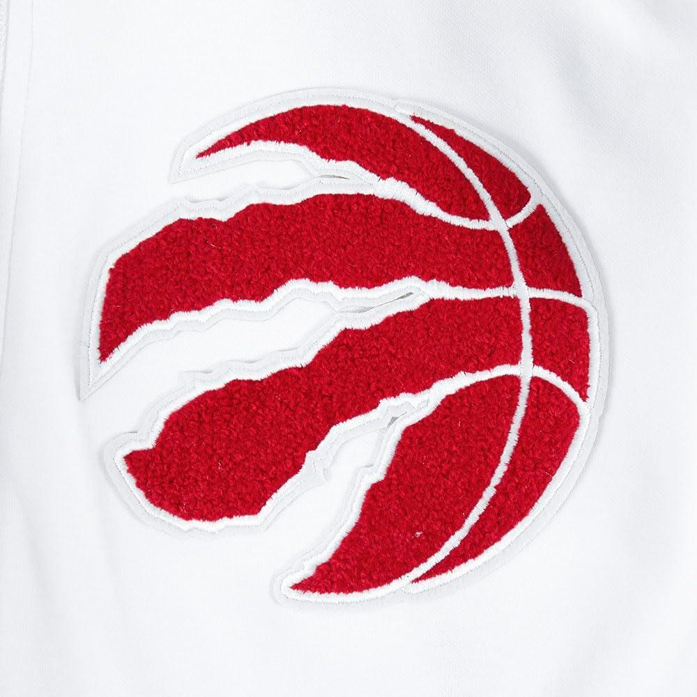 imagePro Standard NBA mens Mens Nba Classic Chenille Cotton Double Knit Full Zip HoodieWhite