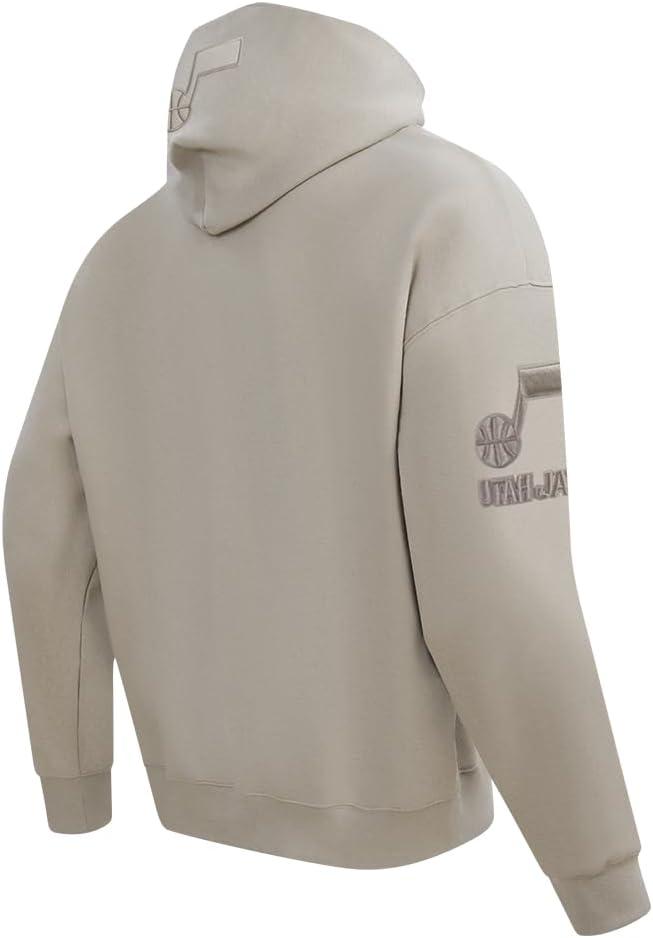 imagePro Standard NBA mens Mens Nba Classic Chenille Cotton Double Knit Full Zip HoodieWhite