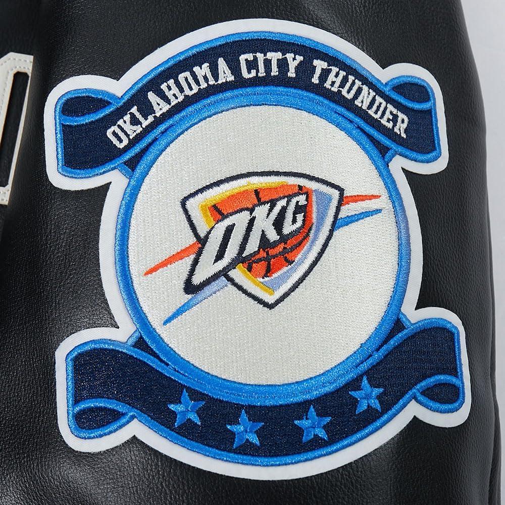 imagePro Standard NBA mens Mens Nba Modern Originals Leather JacketJet Black