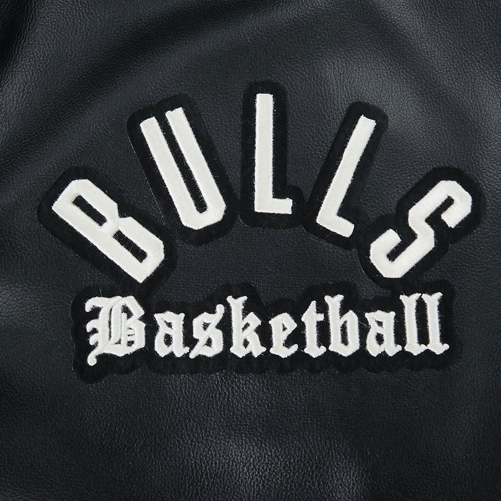 imagePro Standard NBA mens Mens Nba Modern Originals Leather JacketJet Black