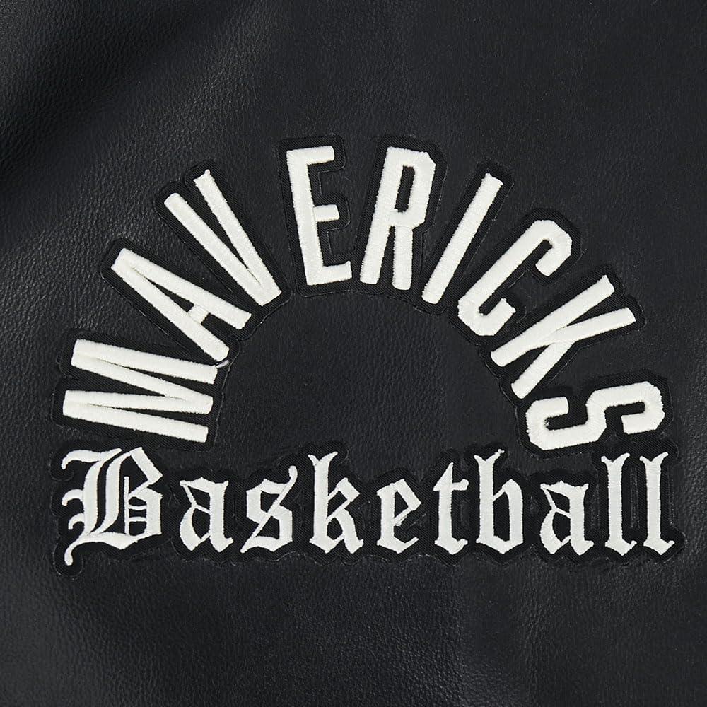 imagePro Standard NBA mens Mens Nba Modern Originals Leather JacketJet Black