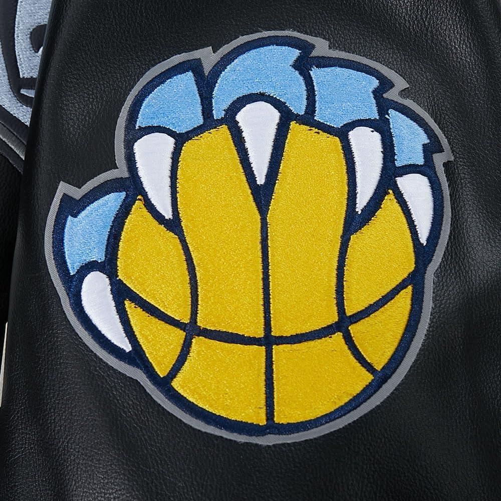 imagePro Standard NBA mens Mens Nba Modern Originals Leather JacketJet Black