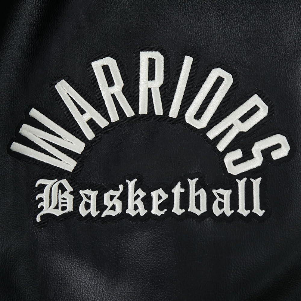 imagePro Standard NBA mens Mens Nba Modern Originals Leather JacketJet Black