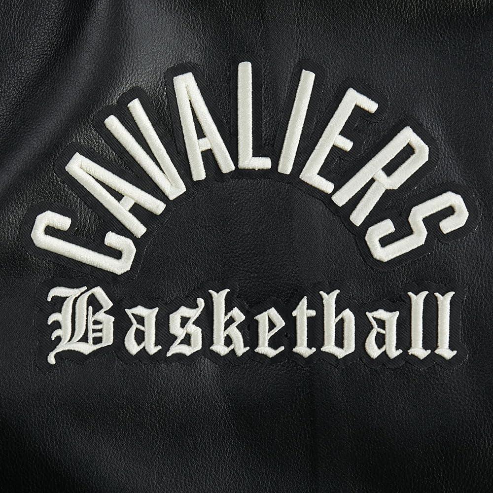 imagePro Standard NBA mens Mens Nba Modern Originals Leather JacketJet Black