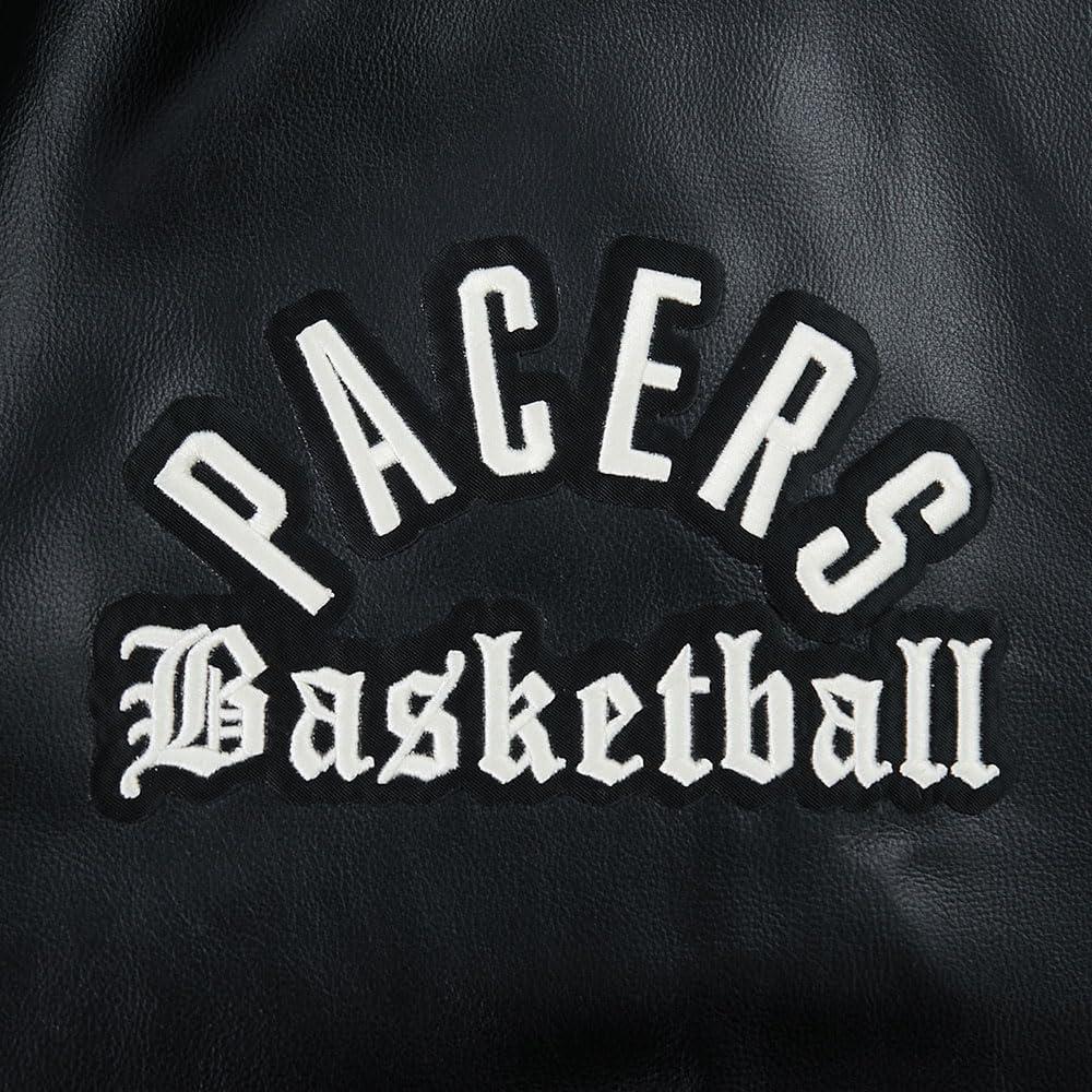 imagePro Standard NBA mens Mens Nba Modern Originals Leather JacketJet Black