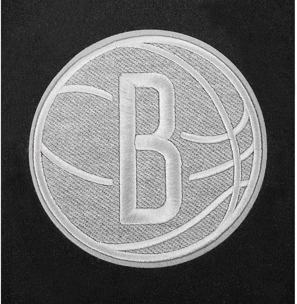 imagePro Standard NBA mens Mens Nba Reverse French Terry Wool Varsity JacketBlackGrayEggshell