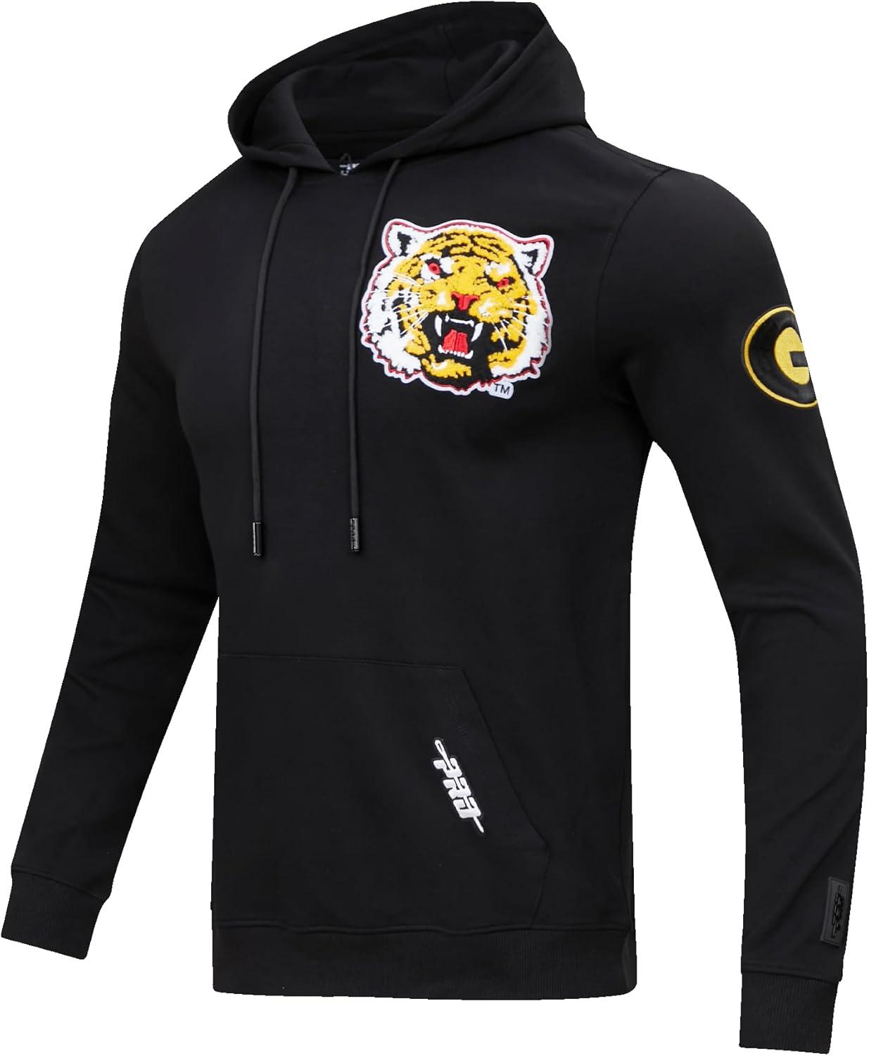 imagePro Standard NCAA mens Mens College Classic Chenille Cotton Double Knit Pull Over HoodieBlack