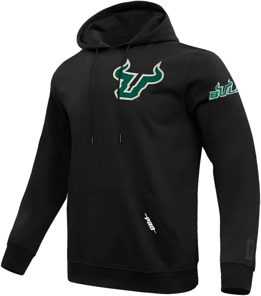 imagePro Standard NCAA mens Mens College Classic Chenille Cotton Double Knit Pull Over HoodieBlack
