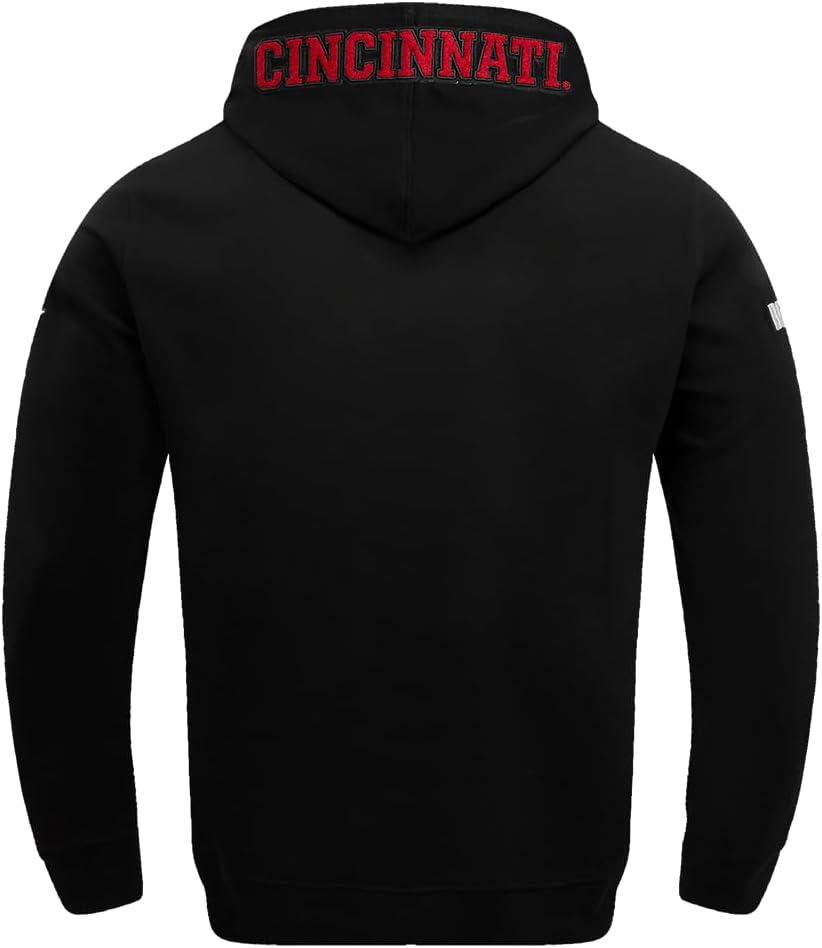 imagePro Standard NCAA mens Mens College Classic Chenille Cotton Double Knit Pull Over HoodieBlack