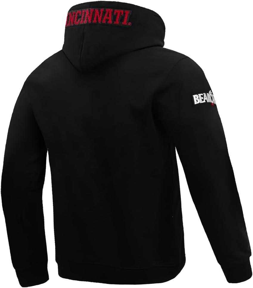 imagePro Standard NCAA mens Mens College Classic Chenille Cotton Double Knit Pull Over HoodieBlack