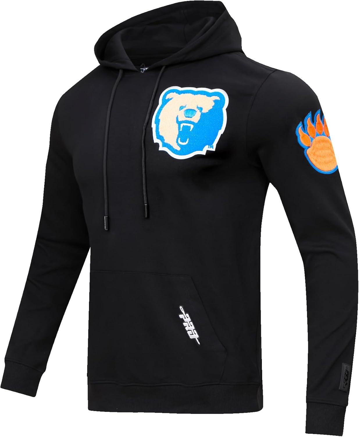 imagePro Standard NCAA mens Mens College Classic Chenille Cotton Double Knit Pull Over HoodieBlack