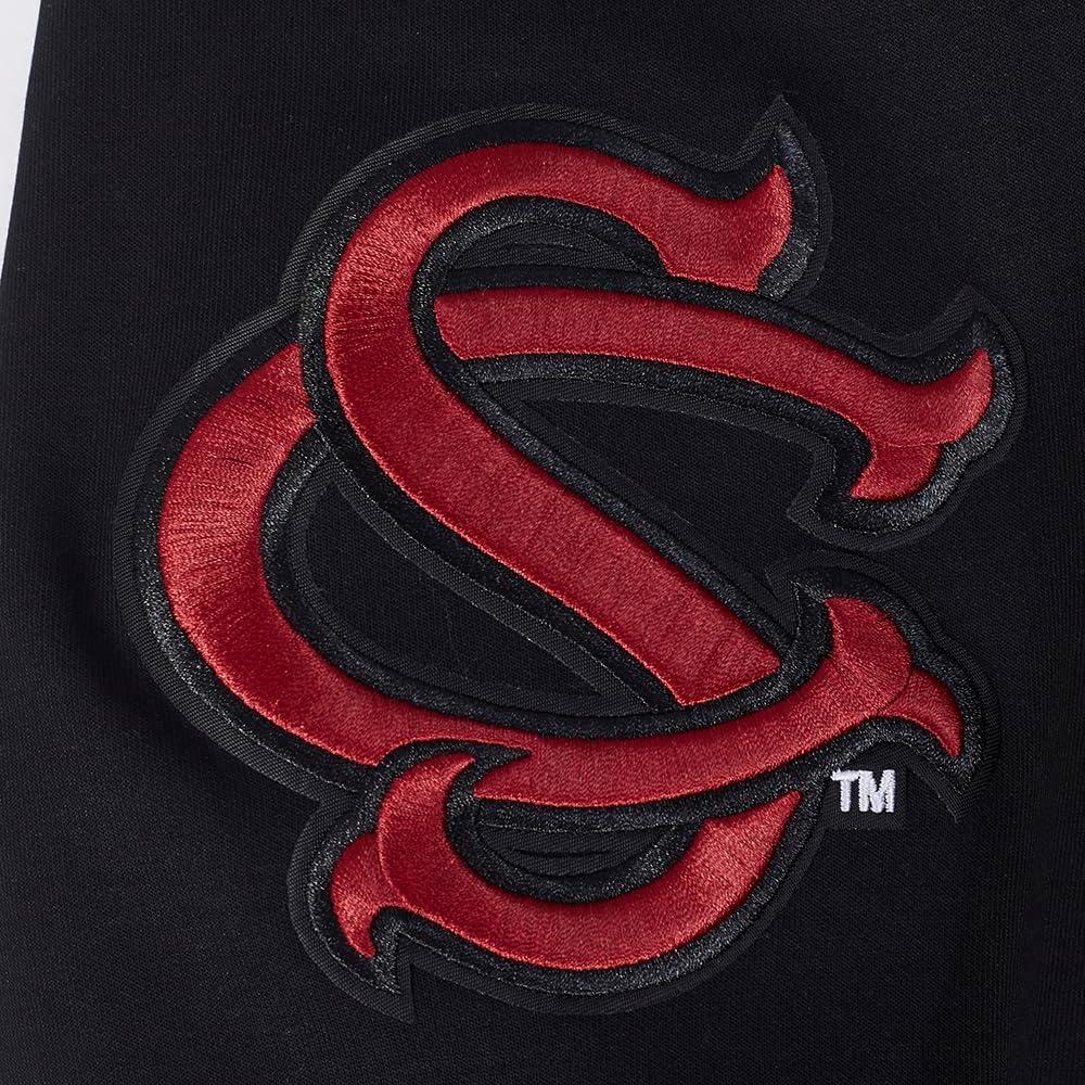 imagePro Standard NCAA mens Mens College Classic Chenille Cotton Double Knit Pull Over HoodieBlack