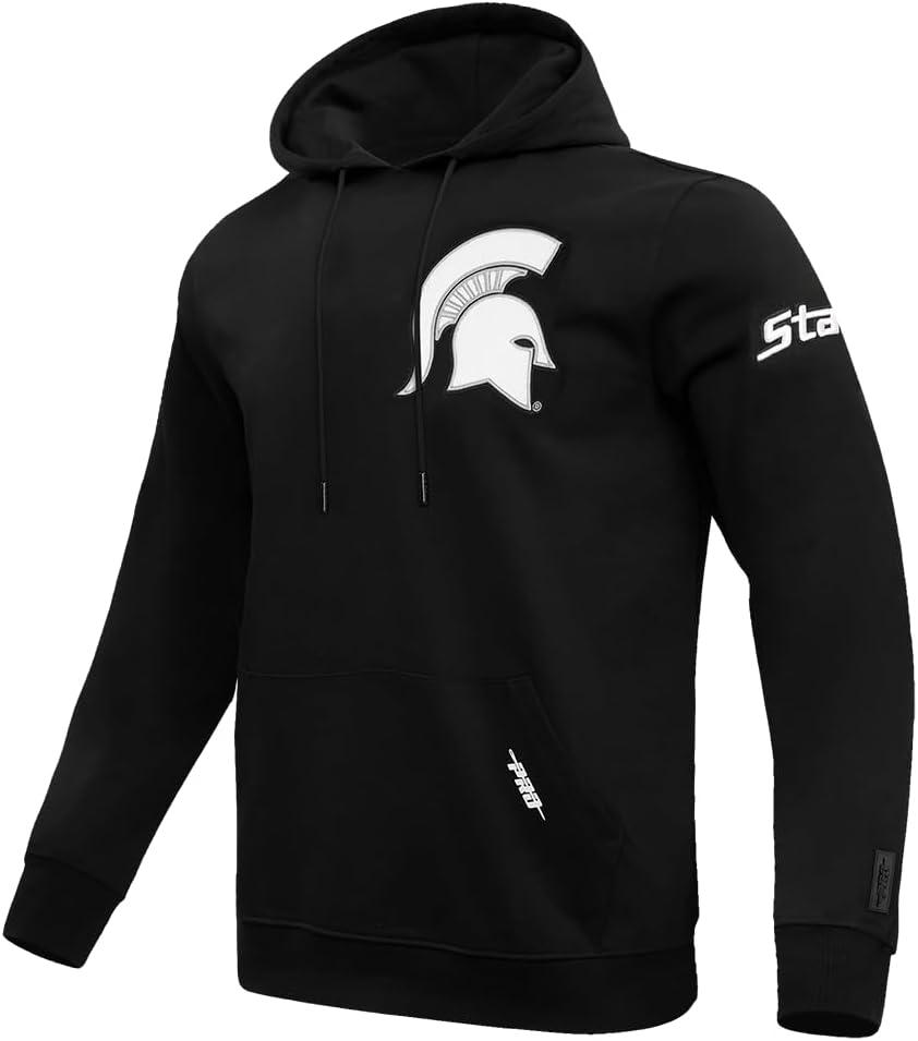 imagePro Standard NCAA mens Mens College Classic Chenille Cotton Double Knit Pull Over HoodieBlack