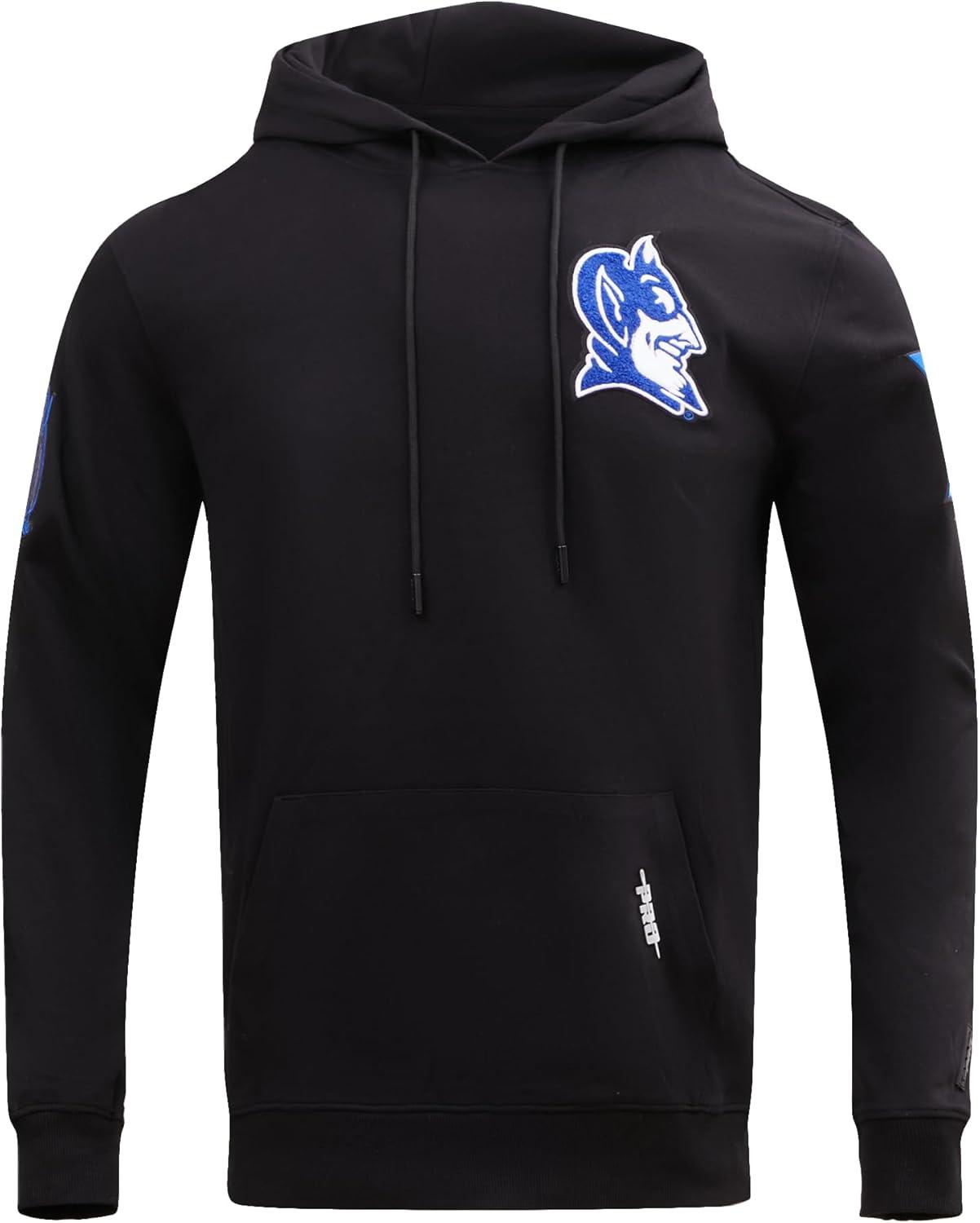 imagePro Standard NCAA mens Mens College Classic Chenille Cotton Double Knit Pull Over HoodieBlack
