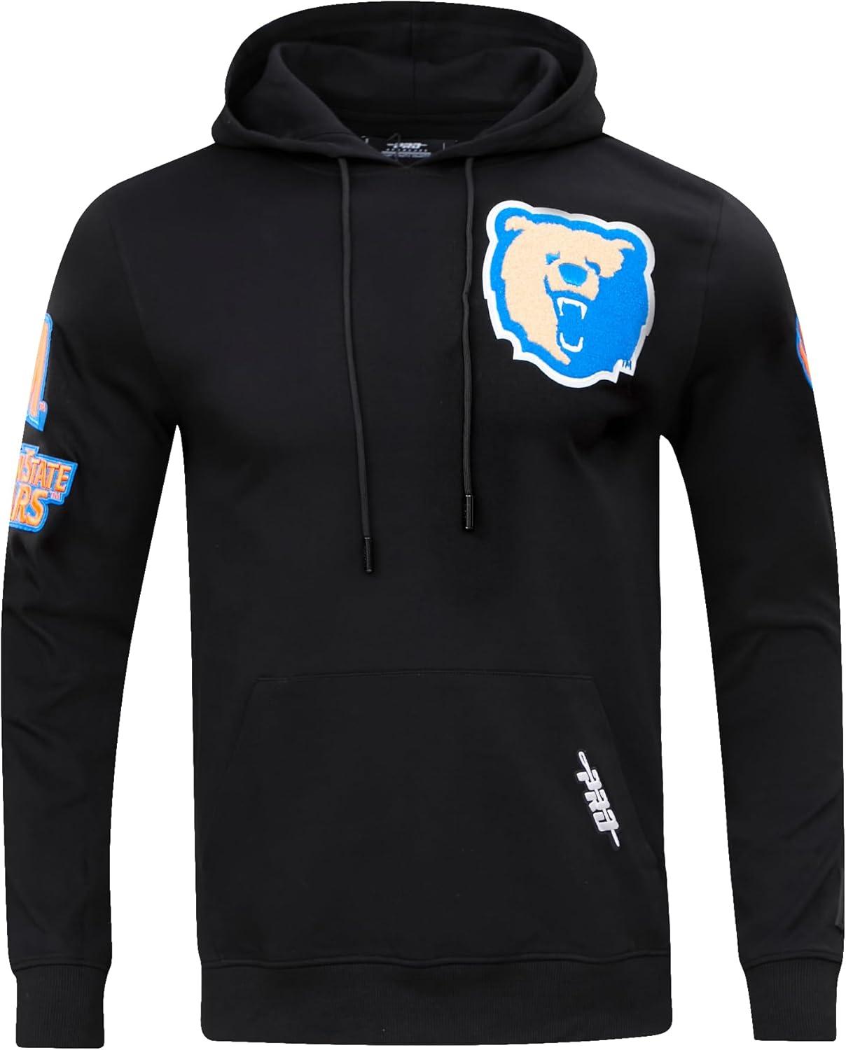 imagePro Standard NCAA mens Mens College Classic Chenille Cotton Double Knit Pull Over HoodieBlack