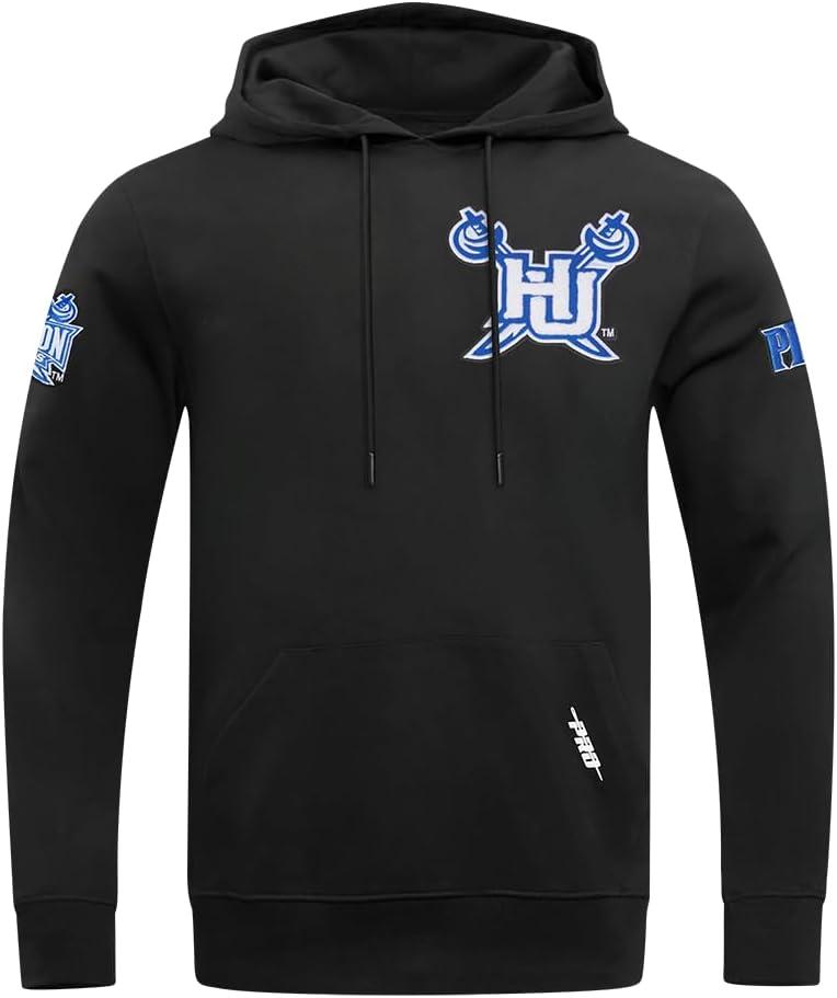 imagePro Standard NCAA mens Mens College Classic Chenille Cotton Double Knit Pull Over HoodieBlack