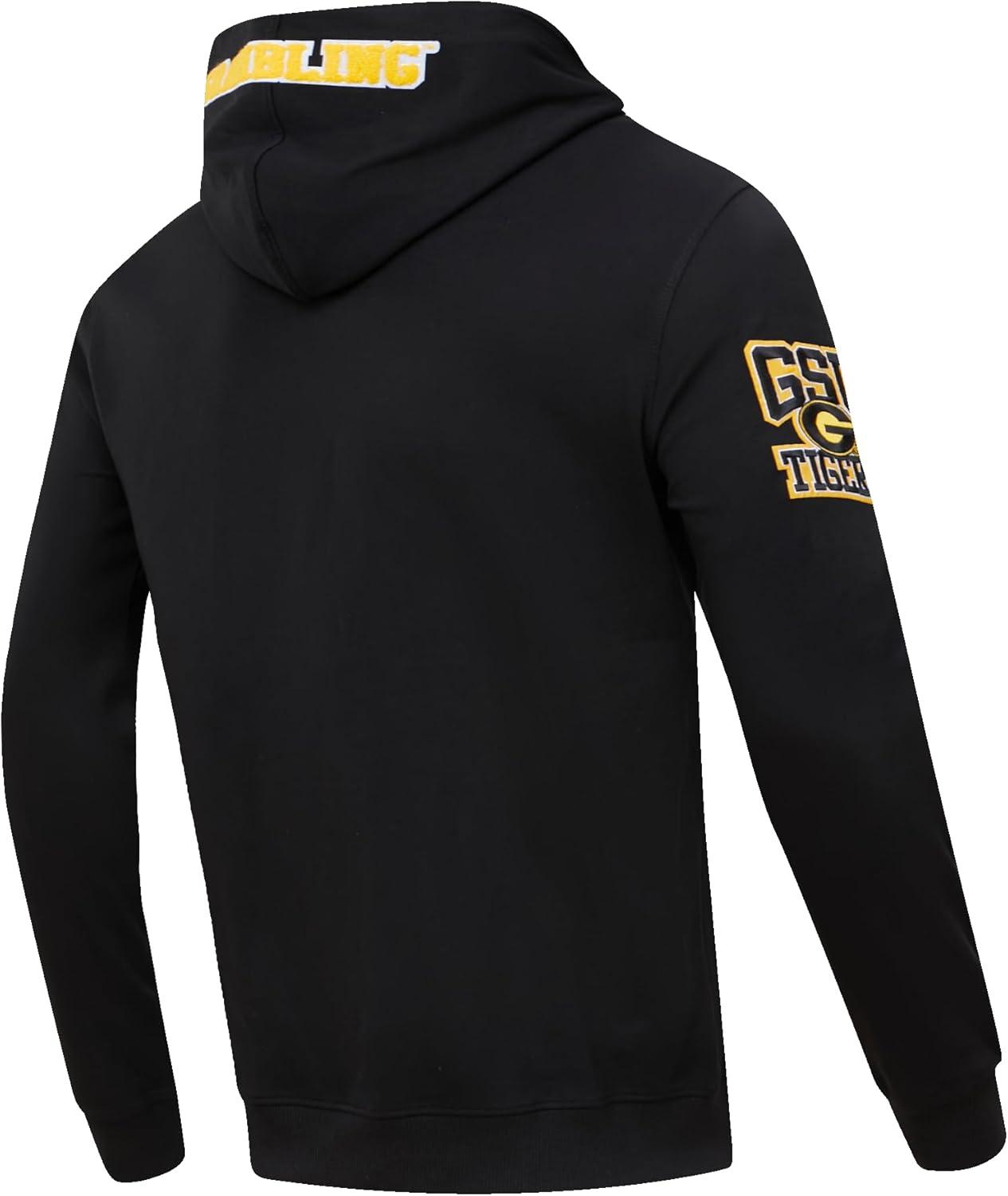 imagePro Standard NCAA mens Mens College Classic Chenille Cotton Double Knit Pull Over HoodieBlack
