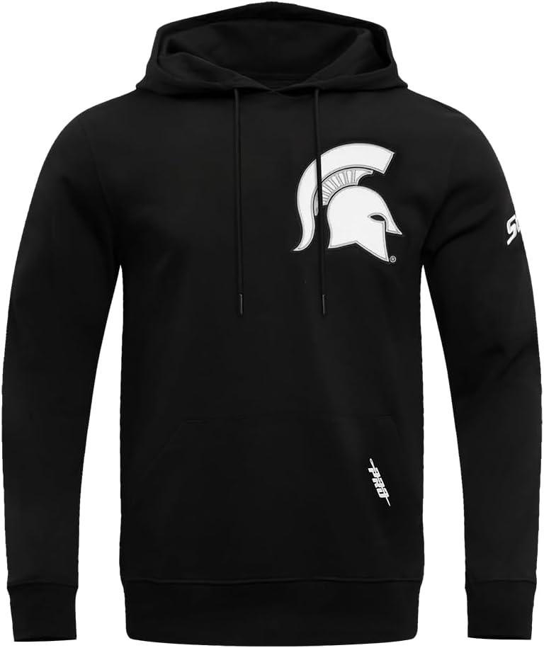 imagePro Standard NCAA mens Mens College Classic Chenille Cotton Double Knit Pull Over HoodieBlack