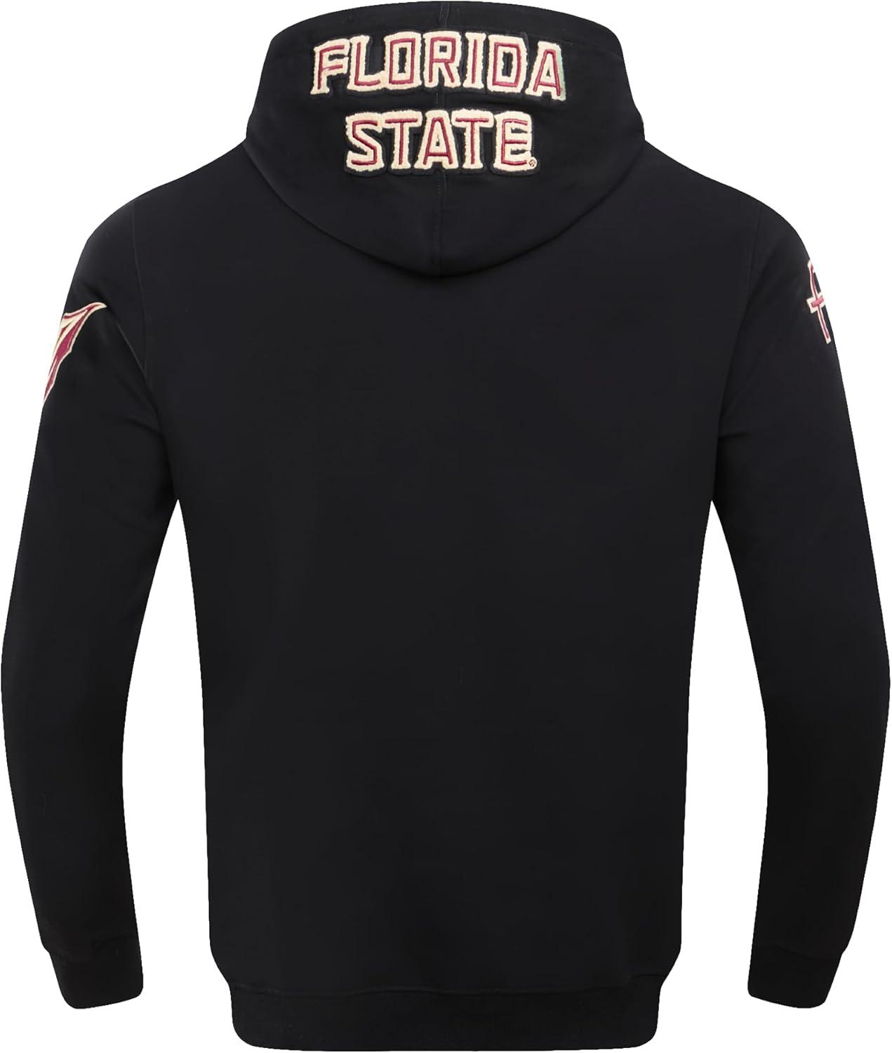 imagePro Standard NCAA mens Mens College Classic Chenille Cotton Double Knit Pull Over HoodieBlack