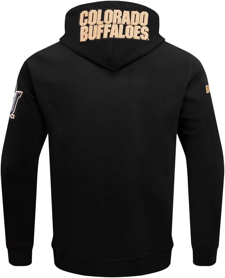 imagePro Standard NCAA mens Mens College Classic Chenille Cotton Double Knit Pull Over HoodieBlack
