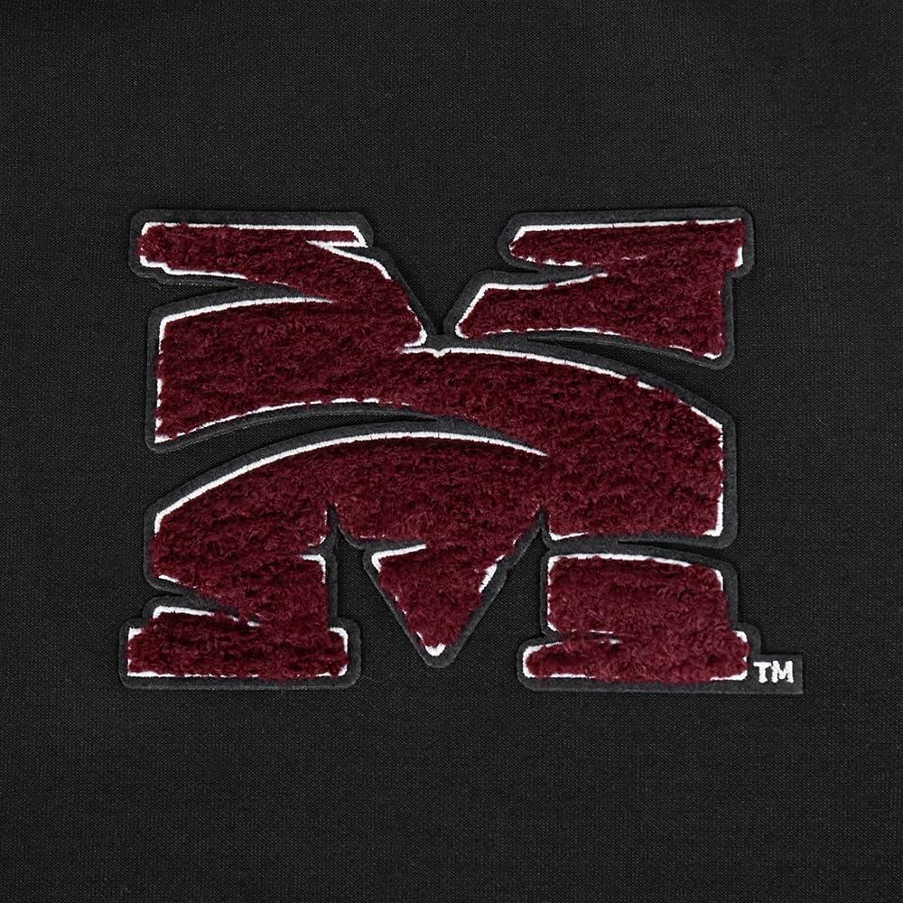 imagePro Standard NCAA mens Mens College Classic Chenille Cotton Double Knit Pull Over HoodieBlack