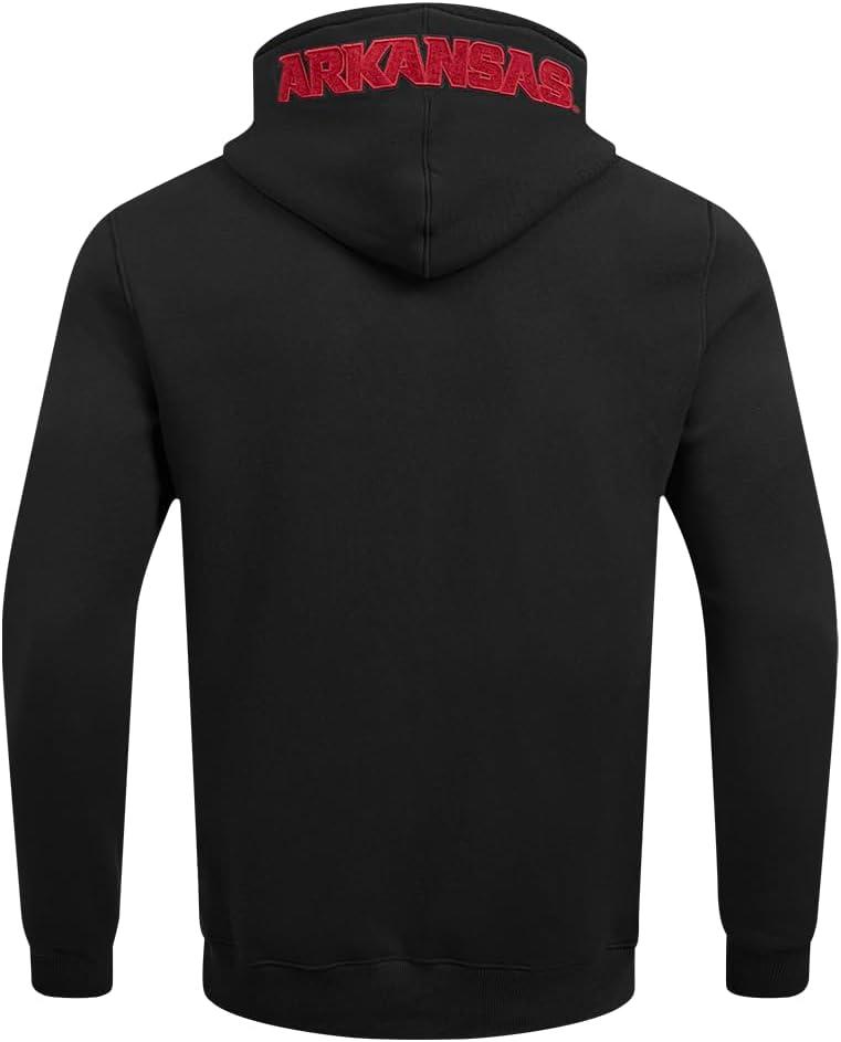 imagePro Standard NCAA mens Mens College Classic Chenille Cotton Double Knit Pull Over HoodieBlack