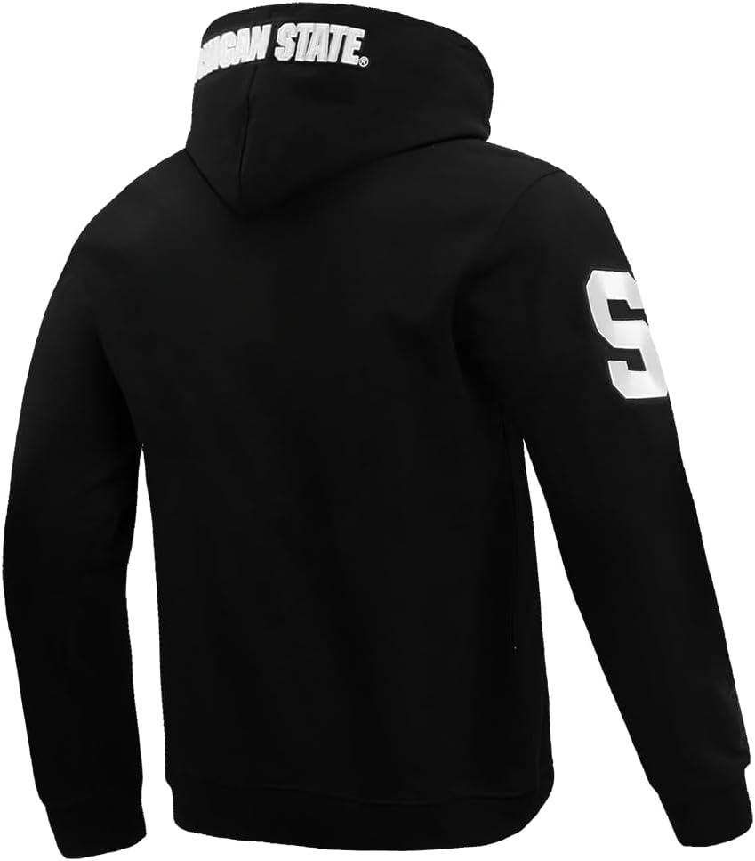 imagePro Standard NCAA mens Mens College Classic Chenille Cotton Double Knit Pull Over HoodieBlack