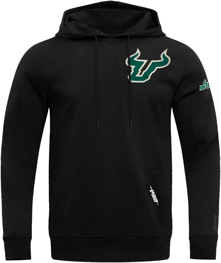 imagePro Standard NCAA mens Mens College Classic Chenille Cotton Double Knit Pull Over HoodieBlack