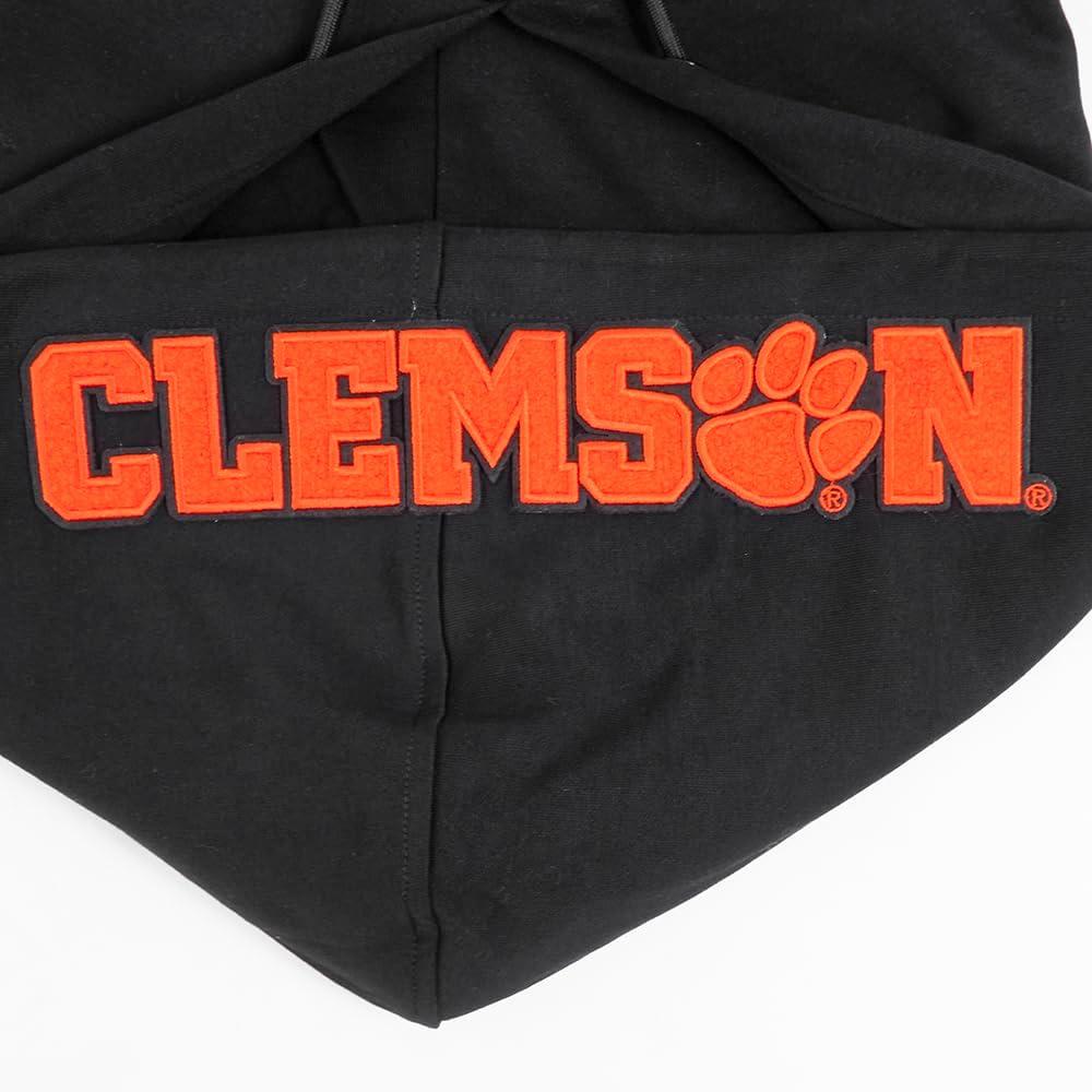 imagePro Standard NCAA mens Mens College Classic Chenille Cotton Double Knit Pull Over HoodieBlack
