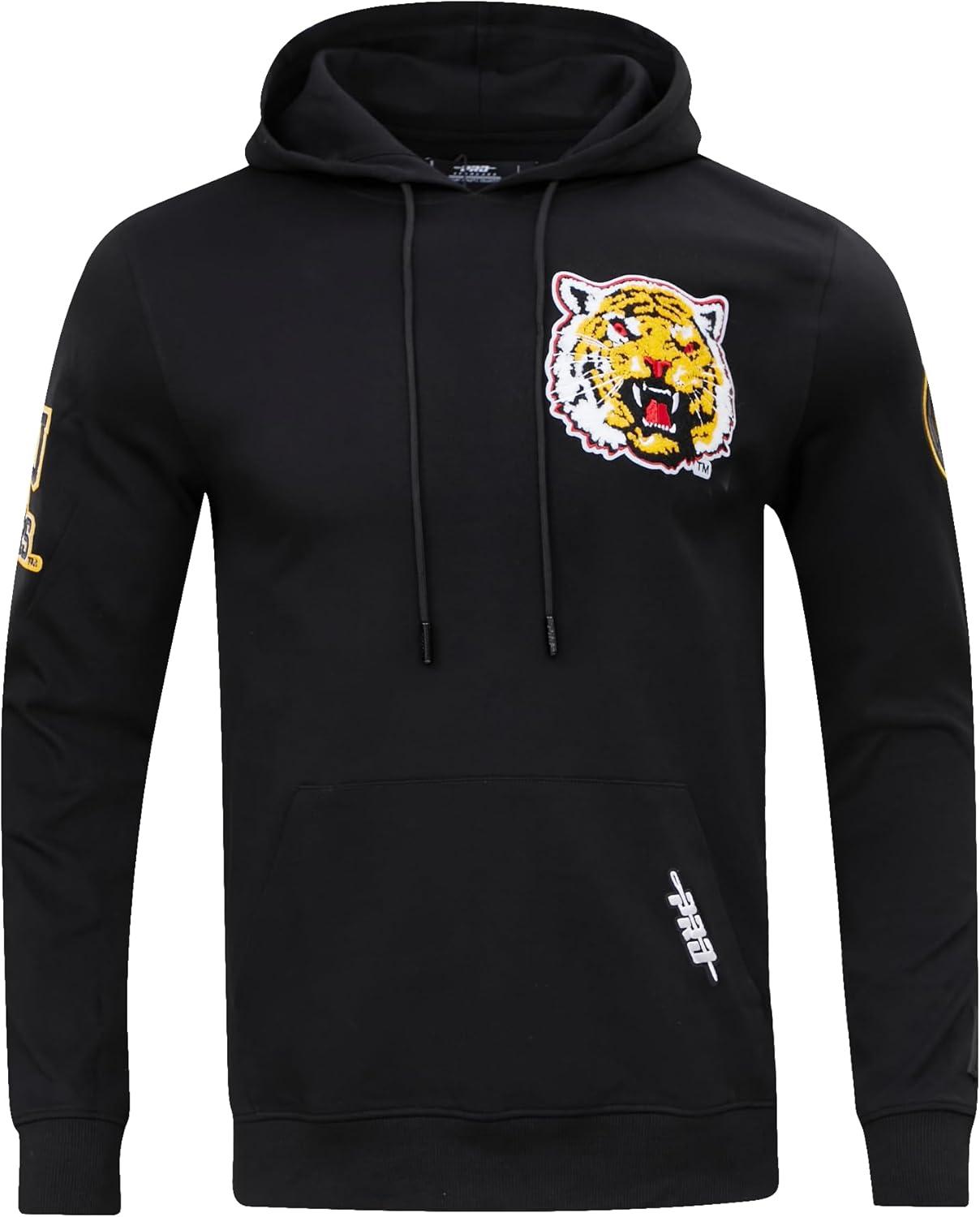 imagePro Standard NCAA mens Mens College Classic Chenille Cotton Double Knit Pull Over HoodieBlack