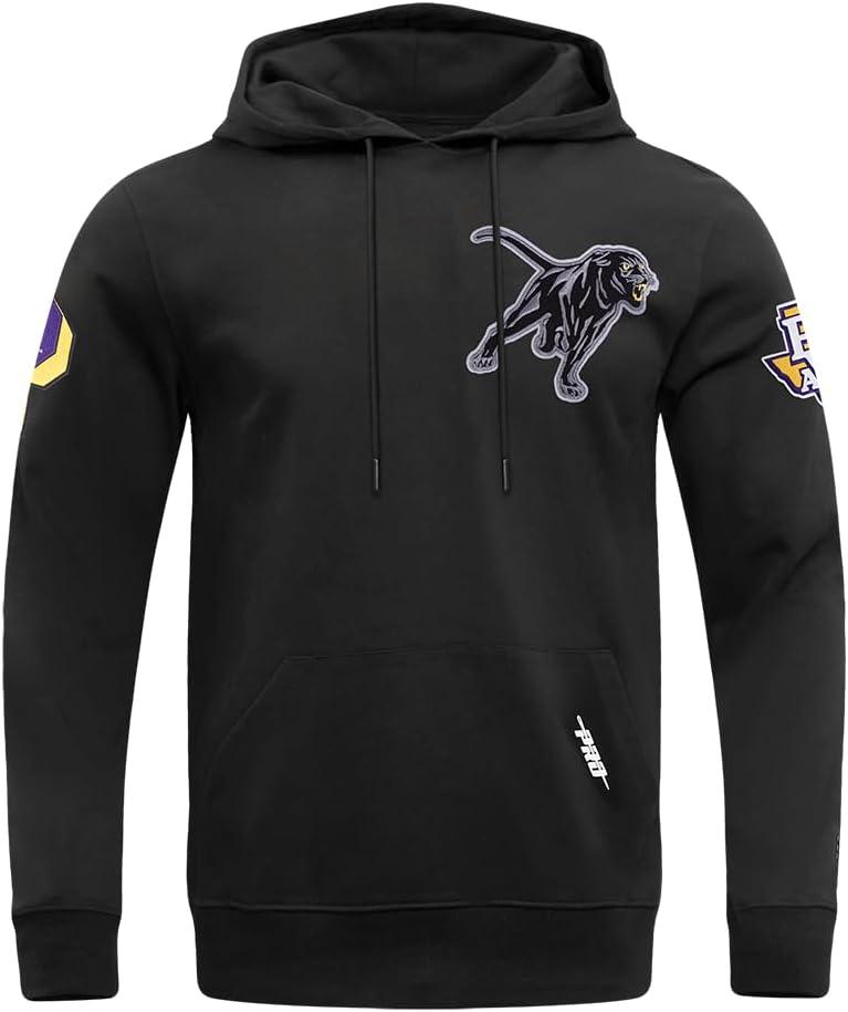 imagePro Standard NCAA mens Mens College Classic Chenille Cotton Double Knit Pull Over HoodieBlack