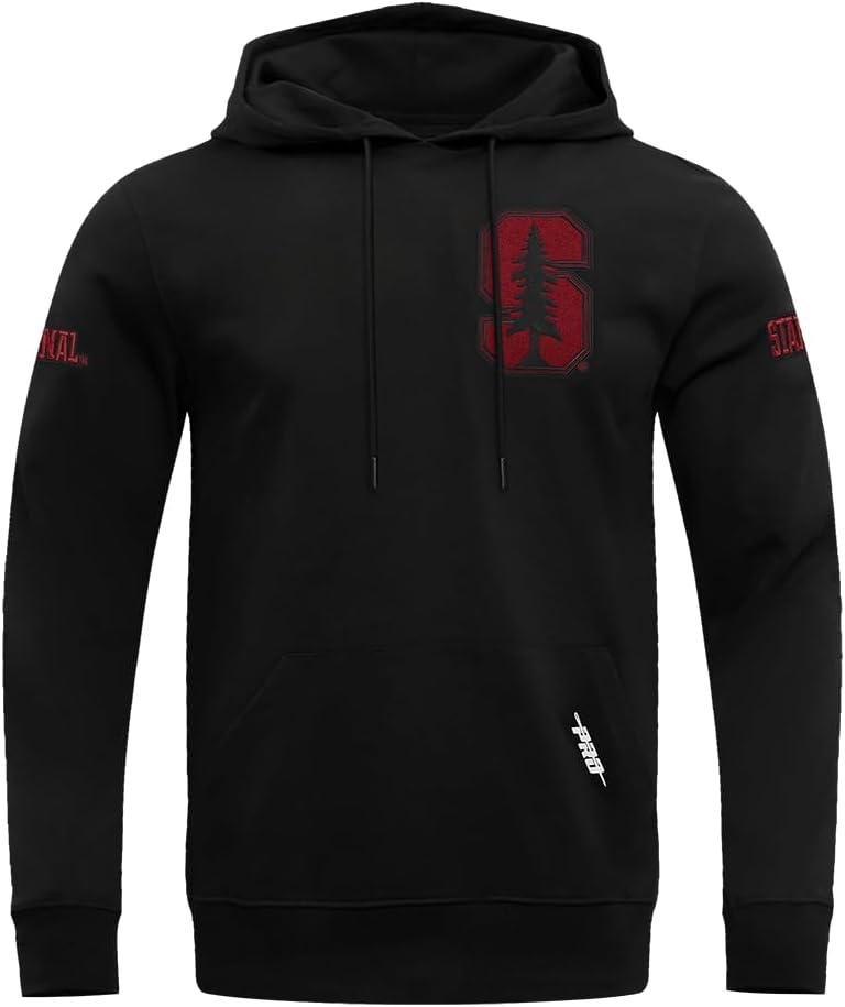 imagePro Standard NCAA mens Mens College Classic Chenille Cotton Double Knit Pull Over HoodieBlack