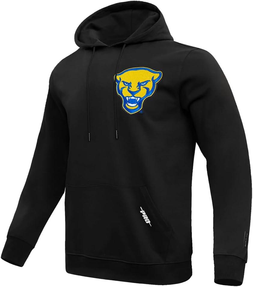 imagePro Standard NCAA mens Mens College Classic Chenille Cotton Double Knit Pull Over HoodieBlack