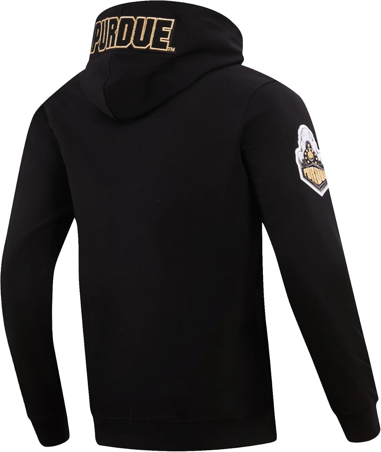 imagePro Standard NCAA mens Mens College Classic Chenille Cotton Double Knit Pull Over HoodieBlack