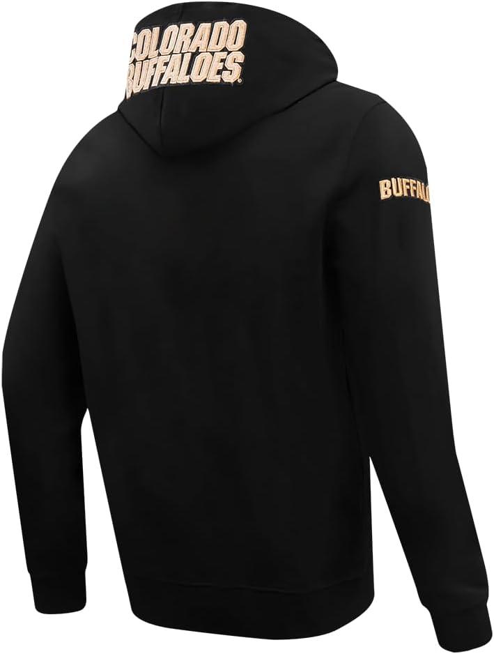 imagePro Standard NCAA mens Mens College Classic Chenille Cotton Double Knit Pull Over HoodieBlack