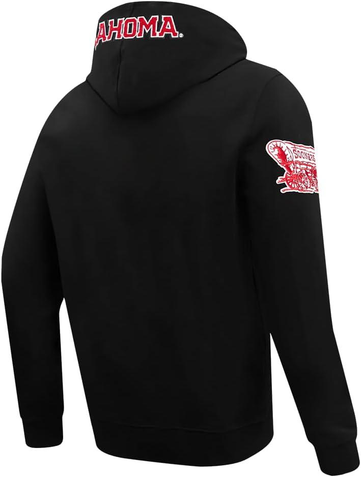 imagePro Standard NCAA mens Mens College Classic Chenille Cotton Double Knit Pull Over HoodieBlack