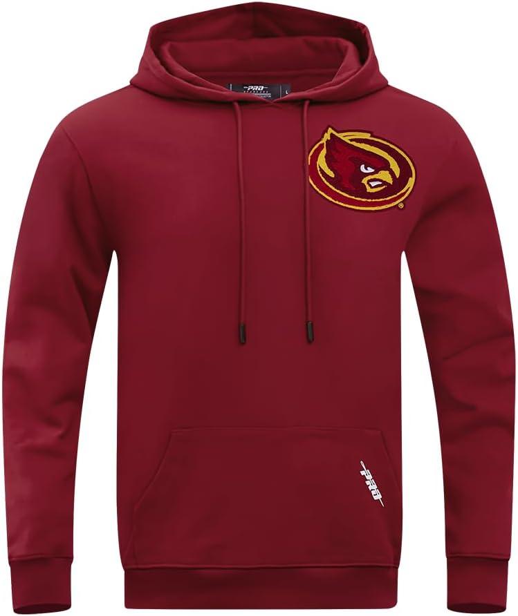 imagePro Standard NCAA mens Mens College Classic Chenille Cotton Double Knit Pull Over HoodieCardinal Red