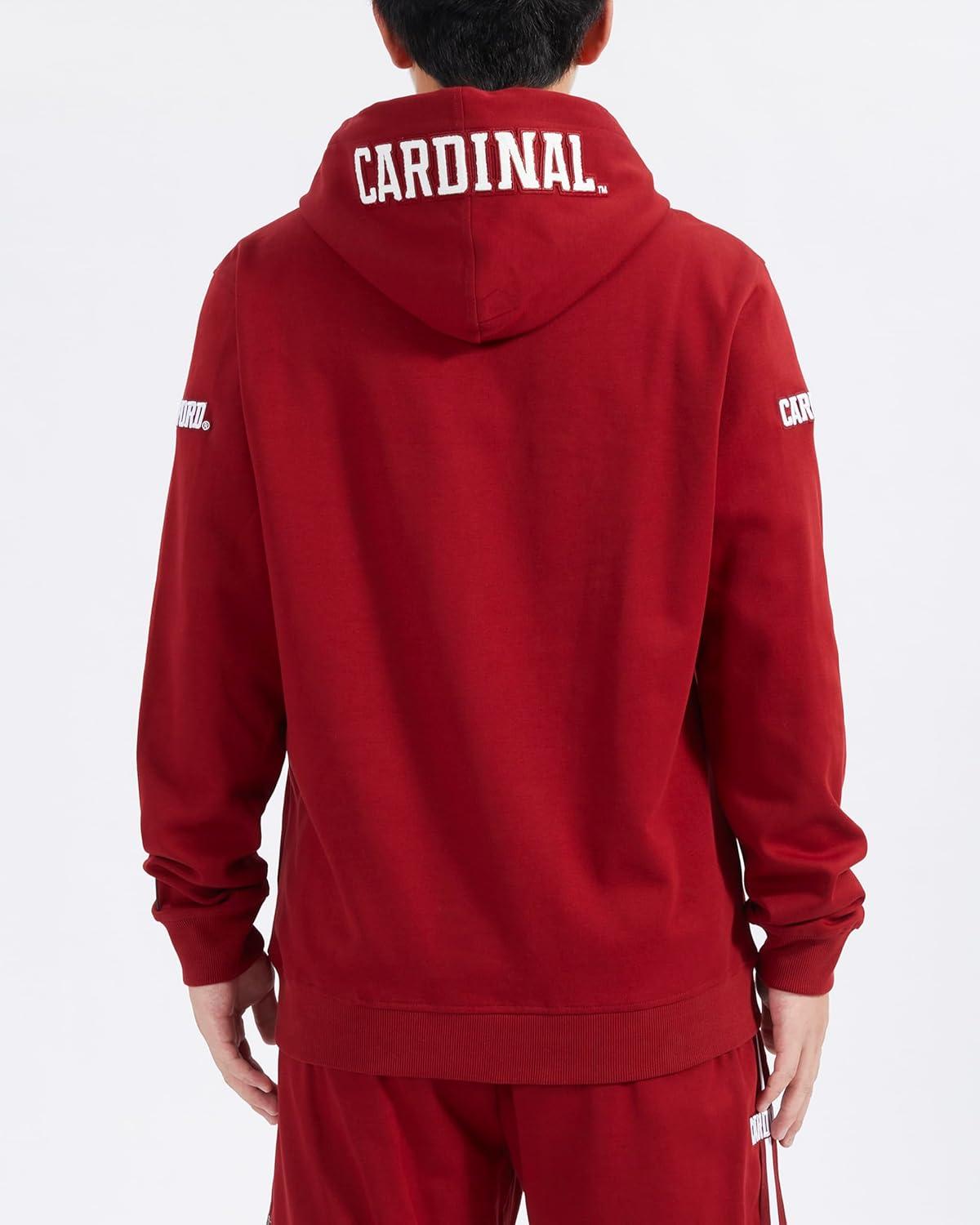 imagePro Standard NCAA mens Mens College Classic Chenille Cotton Double Knit Pull Over HoodieCardinal Red