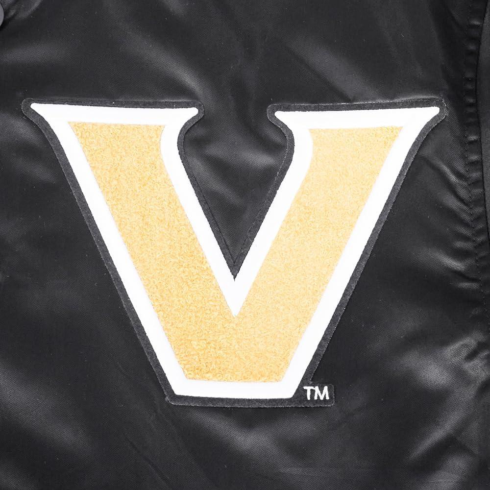 imagePro Standard NCAA mens Mens College Classic Chenille Satin JacketBlack