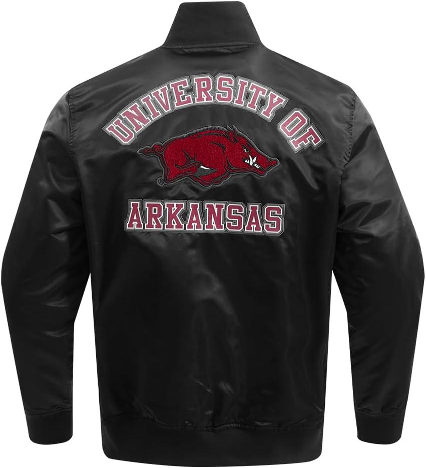imagePro Standard NCAA mens Mens College Classic Chenille Satin JacketBlack